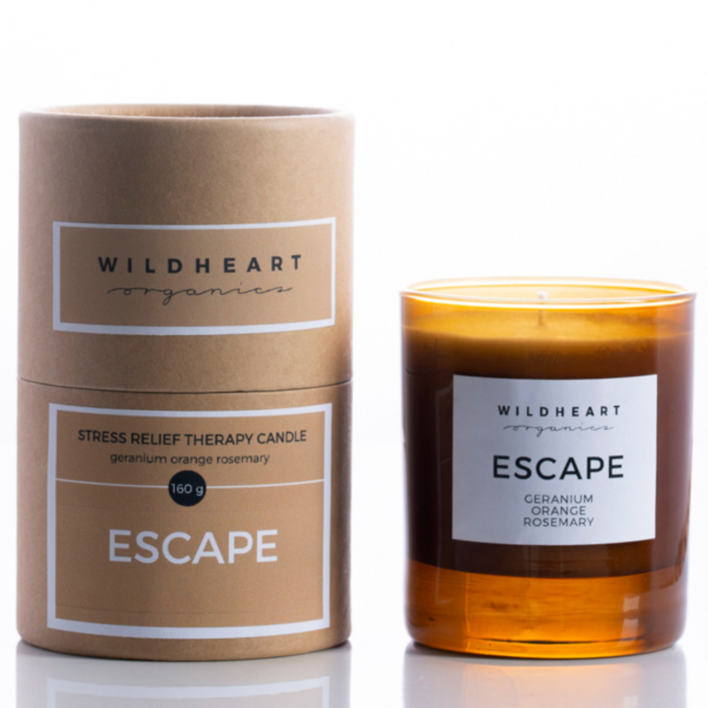 Escape - Geranium, Orange and Rosemary Spa Candle