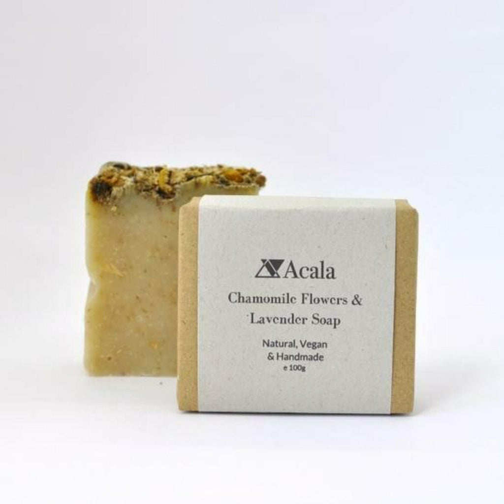 Handmade Soap with Lavender & Chamomile Flower